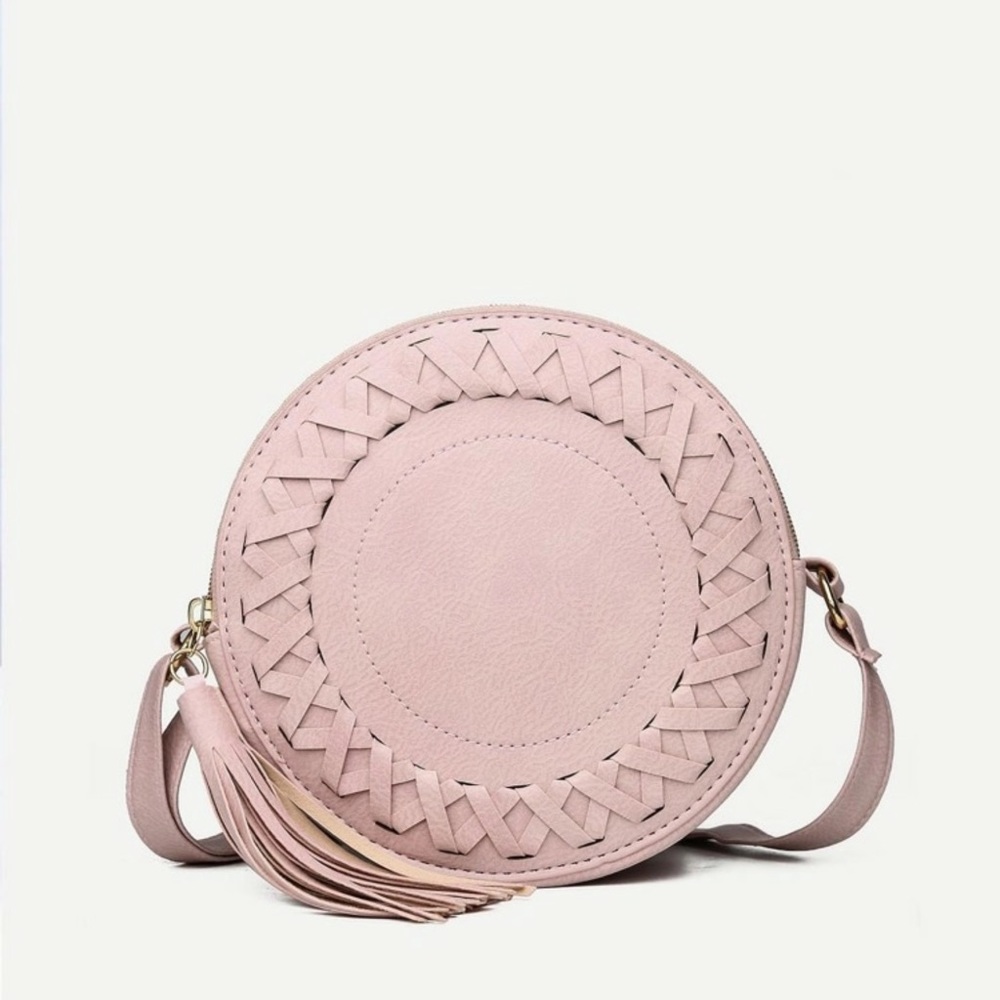 Pink crossbody bag